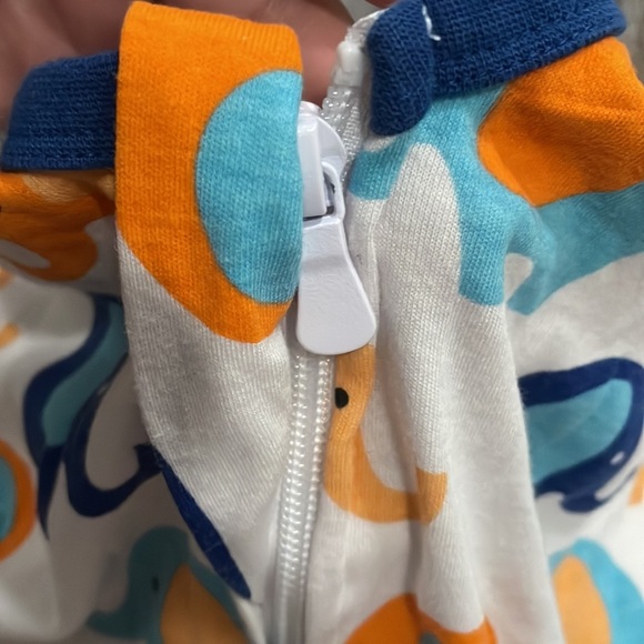 Sleeping Baby Zipadee Zip XS elephant print /love to dream blue newborn swaddle - Picture 5 of 11